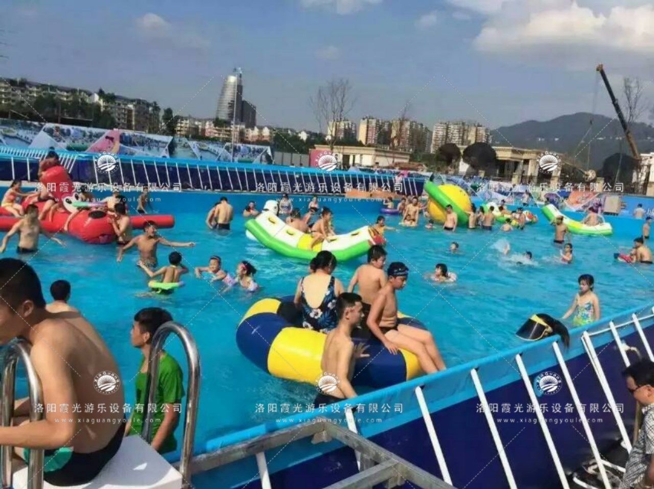 东山大型支架游泳池